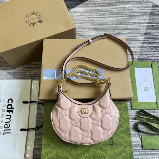 Gucci GG Matelassé Mini Bag Pink