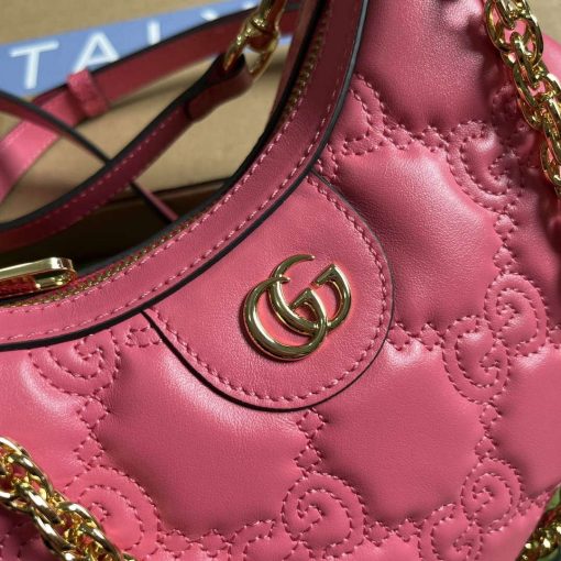 Gucci GG Matelassé Mini Bag Rose Pink - Image 5