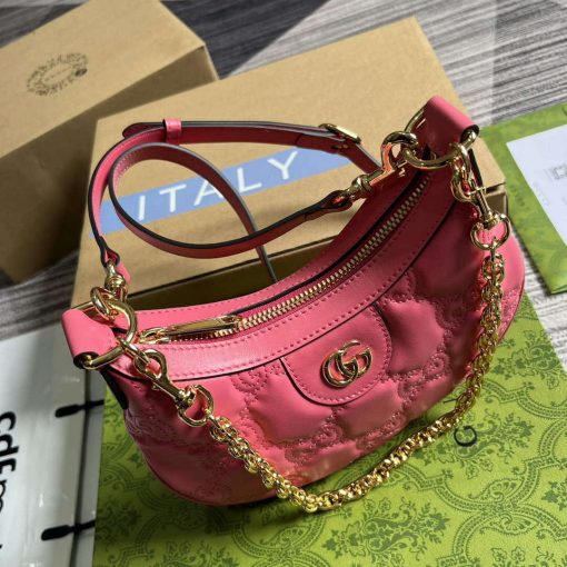 Gucci GG Matelassé Mini Bag Rose Pink - Image 8