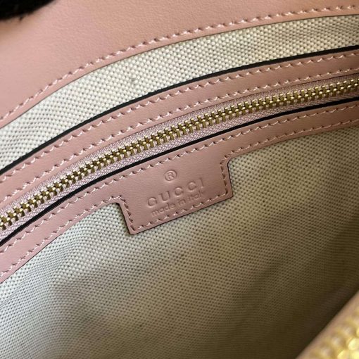 Gucci GG Matelassé Mini Top Handle Bag Pink - Image 9