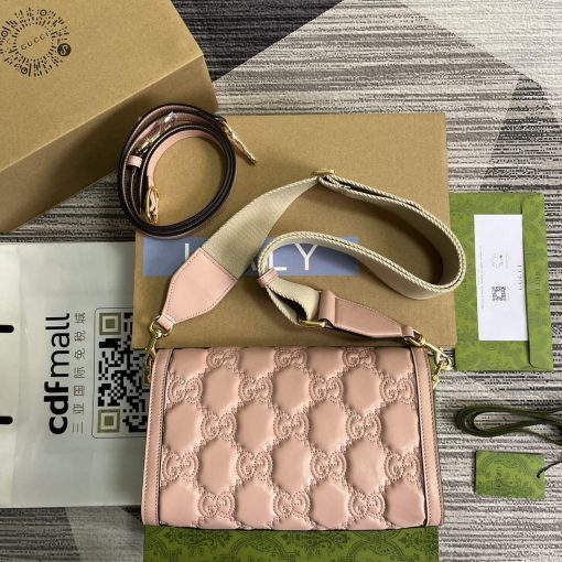 Gucci GG Matelassé Small Bag Pink - Image 2