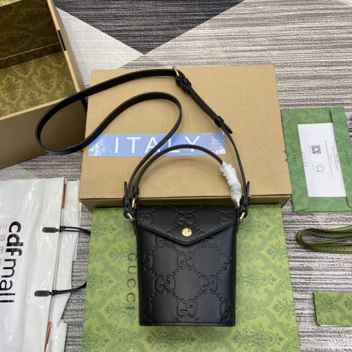 Gucci GG Super Mini Bucket Bag Black