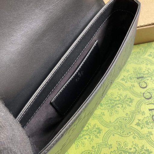 Gucci GG Super Mini Shoulder Bag Black - Image 8