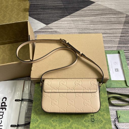 Gucci GG Super Mini Shoulder Bag Light Beige - Image 2