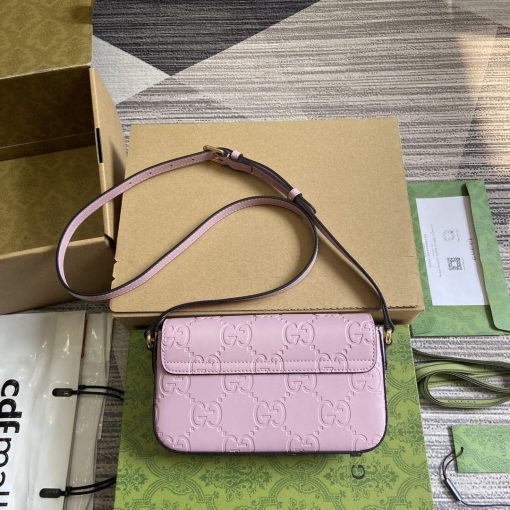 Gucci GG Super Mini Shoulder Bag Light Purple - Image 2