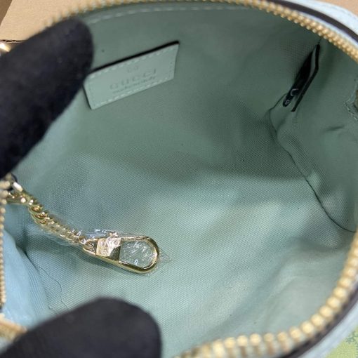 Gucci GG Super Mini Top Handle Bag Light Green - Image 11