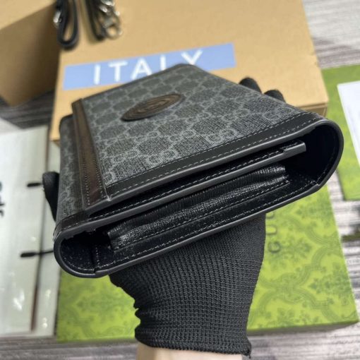 Gucci GG Top Handle Wallet Black - Image 4