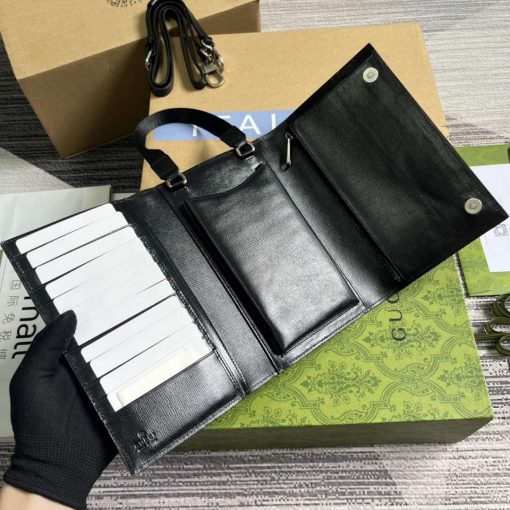 Gucci GG Top Handle Wallet Black - Image 8