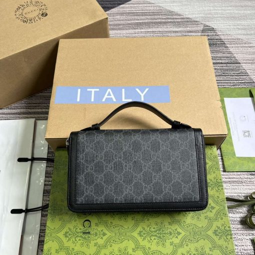 Gucci GG Travel Document Package Black - Image 2