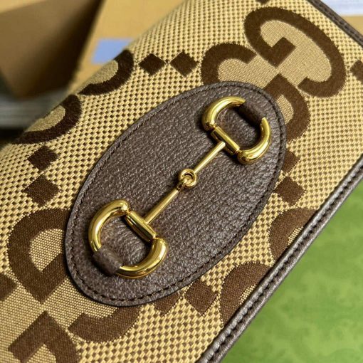 Gucci Horsebit 1955 Chain Wallet Brown - Image 5