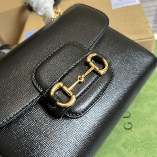 Gucci Horsebit 1955 Mini Bag Black - Image 5