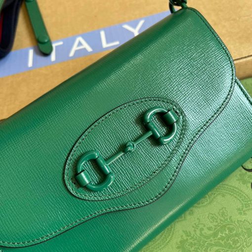 Gucci Horsebit 1955 Mini Bag Green - Image 6