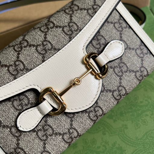 Gucci Horsebit 1955 Mini Bag White - Image 5