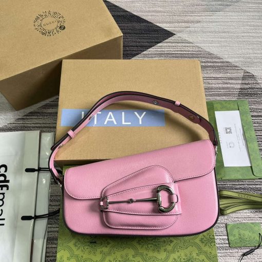 Gucci Horsebit 1955 Shoulder Bag Pink