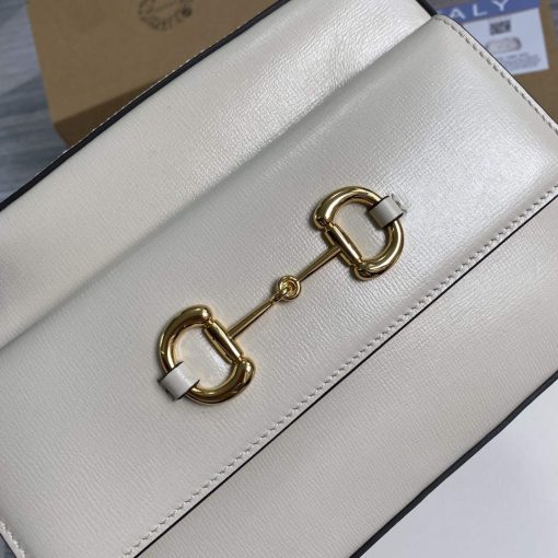 Gucci Horsebit 1955 Small Shoulder Bag Beige - Image 6