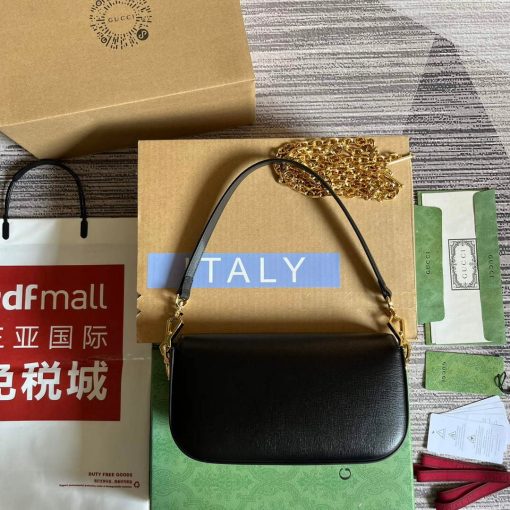 Gucci Horsebit 1955 Small Shoulder Bag Black - Image 2