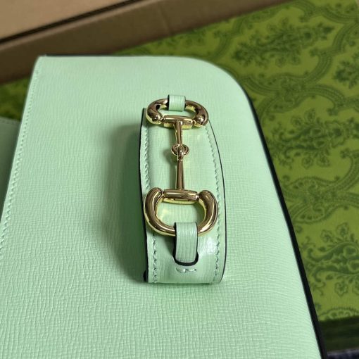 Gucci Horsebit 1955 Small Shoulder Bag Green - Image 8