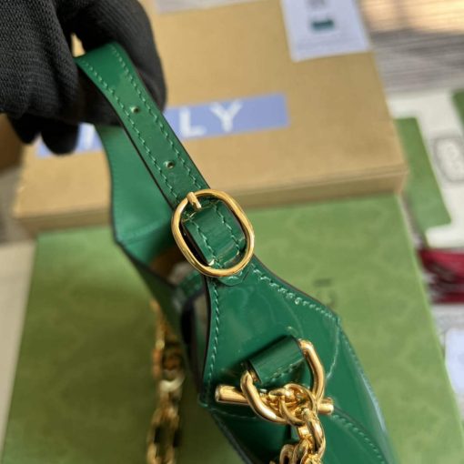 Gucci Jackie 1961 Mini Shoulder Bag Green - Image 5