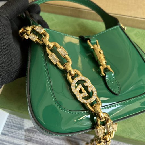 Gucci Jackie 1961 Mini Shoulder Bag Green - Image 6