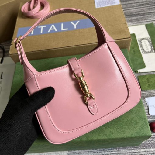 Gucci Jackie 1961 Mini Shoulder Bag Pink - Image 6