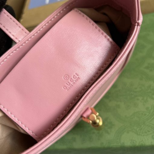 Gucci Jackie 1961 Mini Shoulder Bag Pink - Image 7