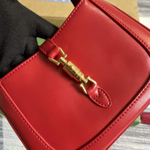 Gucci Jackie 1961 Mini Shoulder Bag Red - Image 3