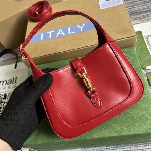 Gucci Jackie 1961 Mini Shoulder Bag Red - Image 8