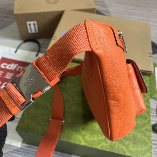 Gucci Jumbo GG Belt Bag Orange - Image 3