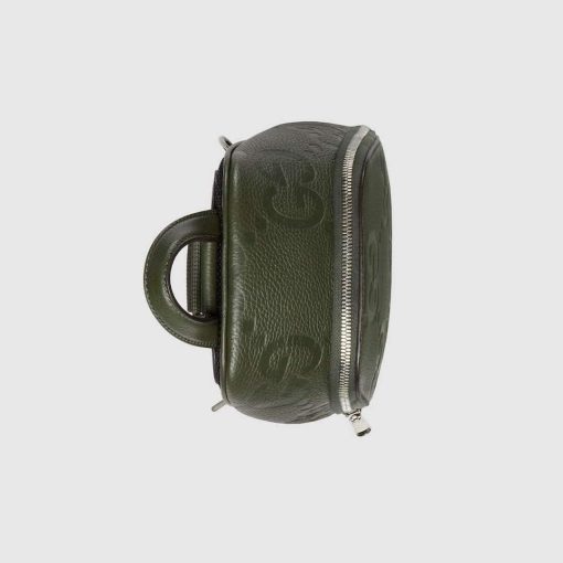 Gucci Jumbo GG Crossbody Bag Dark Green - Image 5