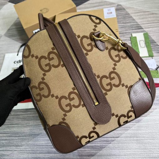 Gucci Jumbo GG Large Duffle Bag Brown - Image 3