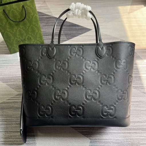 Gucci Jumbo GG Large Tote Bag Black