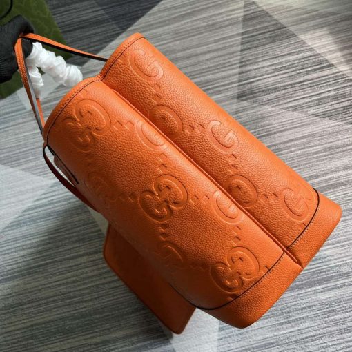 Gucci Jumbo GG Large Tote Bag Orange - Image 3