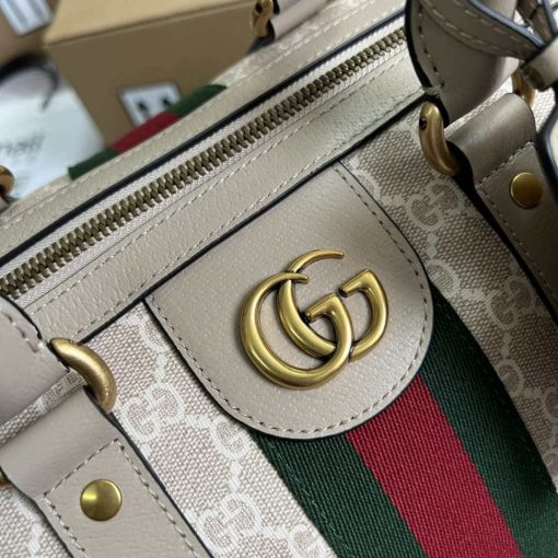 Gucci Jumbo GG Medium Duffle Bag Beige - Image 6