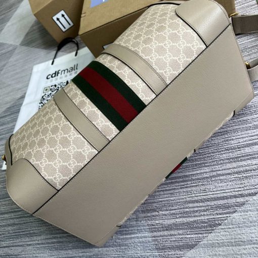 Gucci Jumbo GG Medium Duffle Bag Beige - Image 7