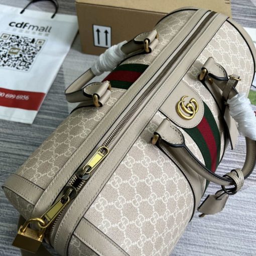 Gucci Jumbo GG Medium Duffle Bag Beige - Image 8