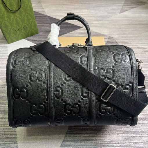 Gucci Jumbo GG Small Duffle Bag Black - Image 2