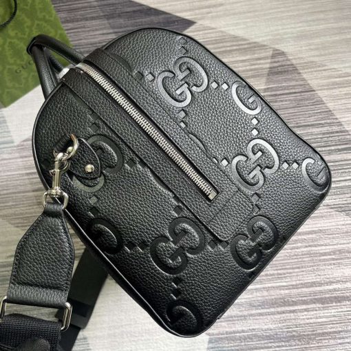 Gucci Jumbo GG Small Duffle Bag Black - Image 3