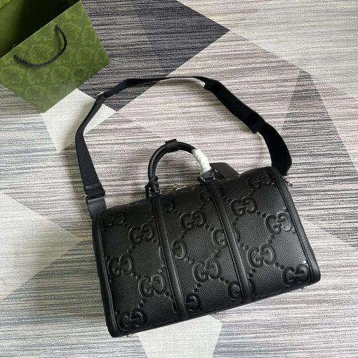 Gucci Jumbo GG Small Duffle Bag Black - Image 4