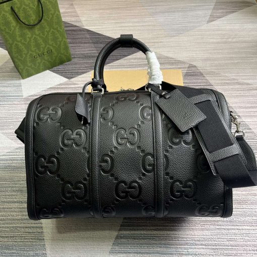 Gucci Jumbo GG Small Duffle Bag Black