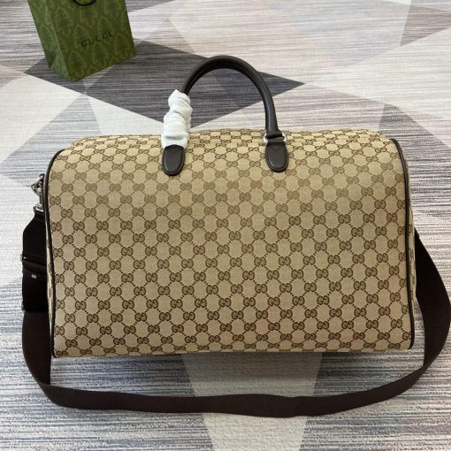 Gucci Medium GG Duffle Bag Brown - Image 2