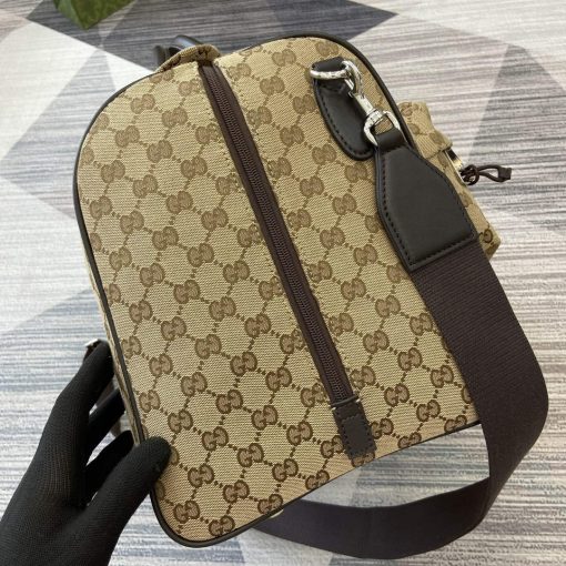 Gucci Medium GG Duffle Bag Brown - Image 3