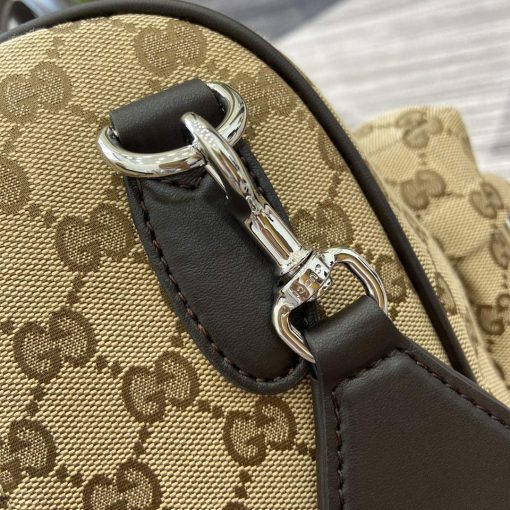 Gucci Medium GG Duffle Bag Brown - Image 6