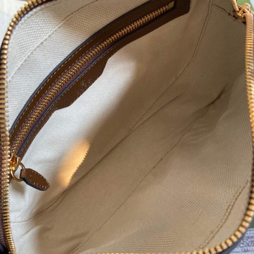 Gucci Messenger Bag With Jumbo GG Brown - Image 9