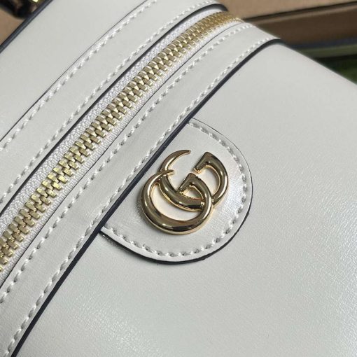 Gucci Mini Bamboo Shoulder Bag White - Image 5