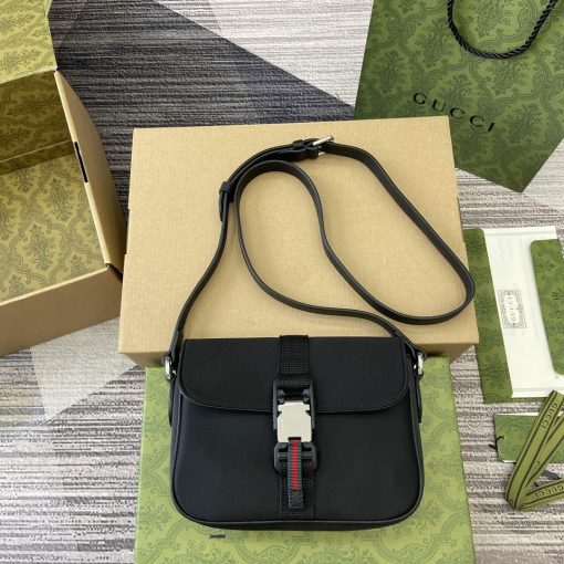 Gucci Mini GG Crossbody Bag Black