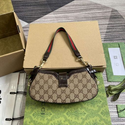 Gucci Moon Side Mini Shoulder Bag Brown - Image 2