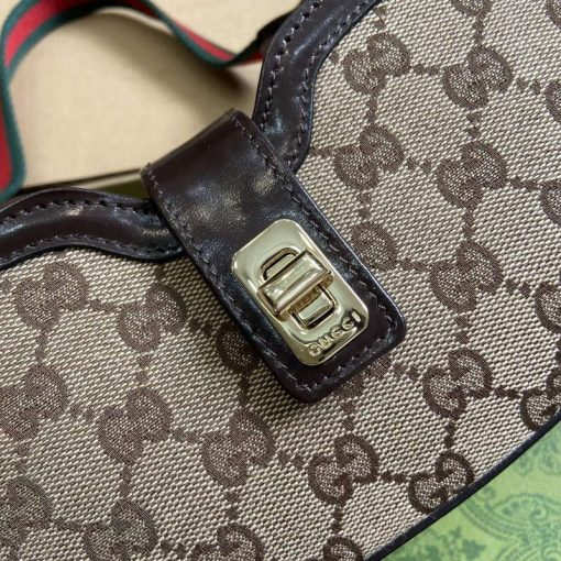 Gucci Moon Side Mini Shoulder Bag Brown - Image 6