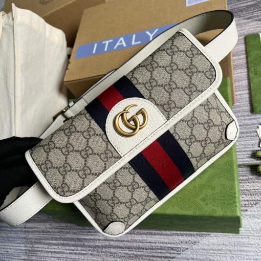 Gucci Ophidia Belt Bag White - Image 4