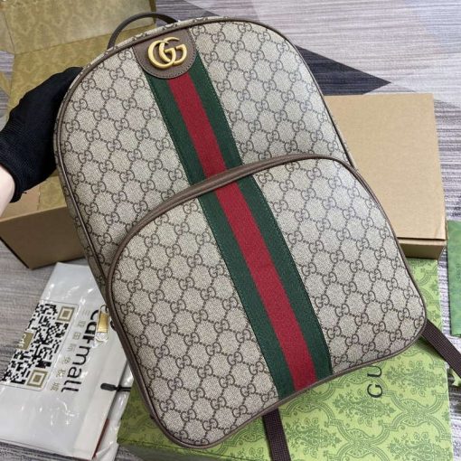 Gucci Ophidia GG Backpack Brown - Image 4