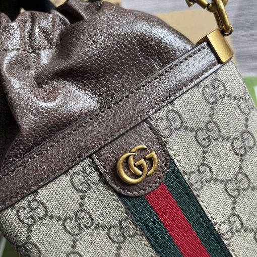 Gucci Ophidia GG Bucket Bag Brown - Image 6